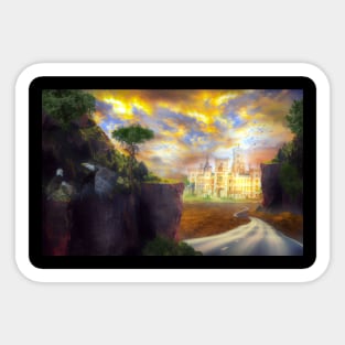 The Path To The Castle Sticker